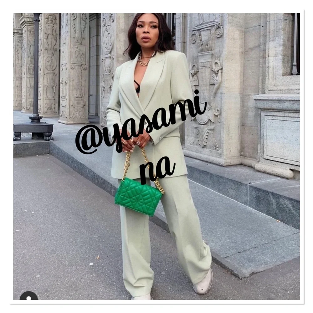 Zara oversized blazer with pants  bloggers fav - Picture 7 of 16